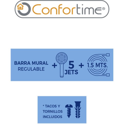 Conjunto Ducha con Soporte Confortime