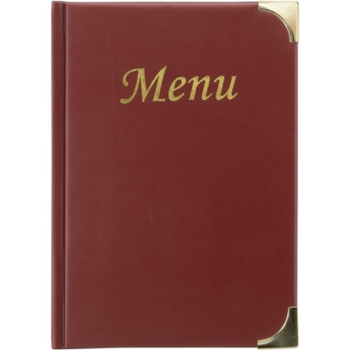 Basic Burgundy A5 Menu Holder - Elegant Presentation