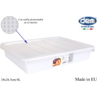 Cubeta Grande Blanca 34x26,5cm 4l