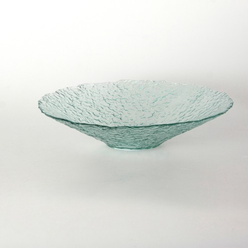 Elegante Centro de Mesa de Vidrio 30,5cm