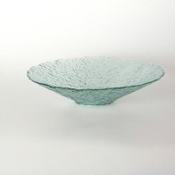 Elegante Centro de Mesa de Vidrio 30,5cm