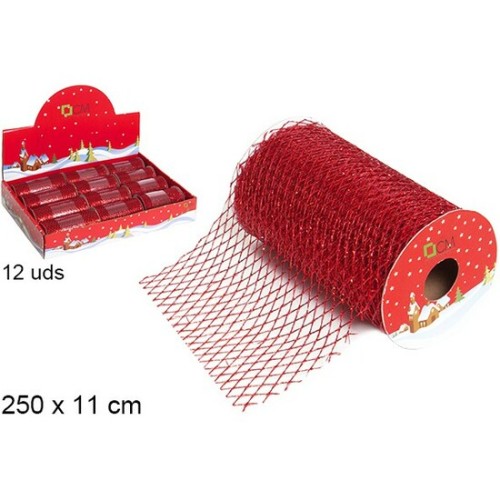 Cinta Navidad Rojo 250x11cm