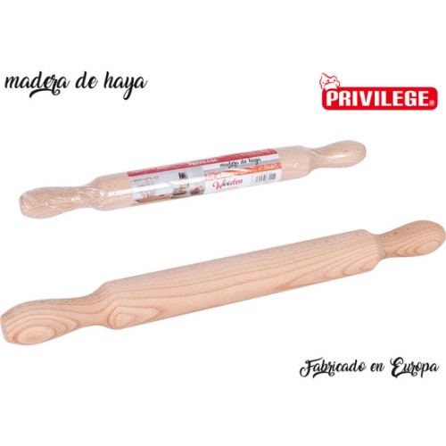Rodillo de Madera Para Amasar 47,5x4 cm