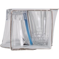 Set of 4 Transparent Glasses 9cl Amalfi