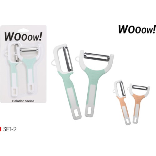 Set2 Pelador Cocina Wooow para Cocinar Fácilmente
