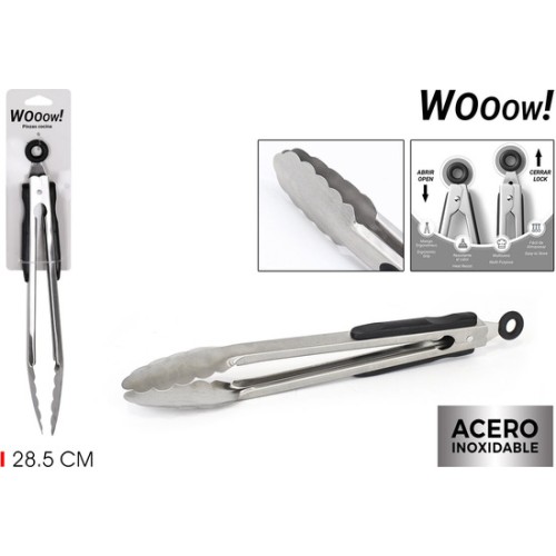 Pinzas Cocina Acero 28.5cm