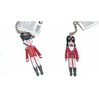 Christmas Soldier Pendant 12.4x4.5x0.5cm