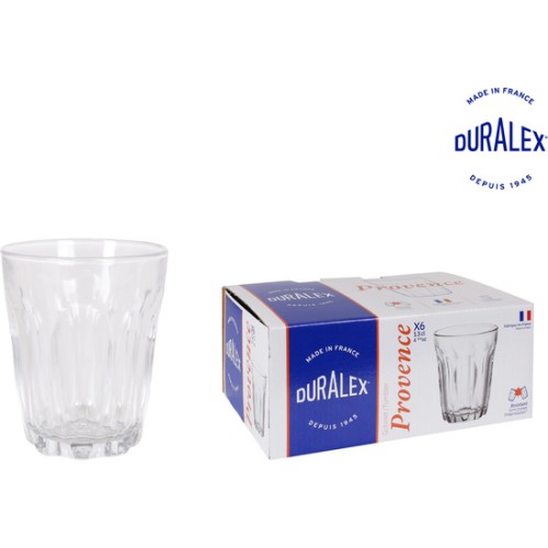 Set de 6 Vasos Transparentes 13cl Provence