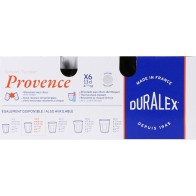 Set de 6 Vasos Transparentes 13cl Provence