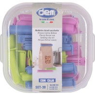 Set of 30 Bag Clips for Food Storage