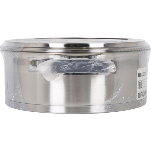 Cacerola de Acero Inducción 24cm/4L/0.8mm con Tapa Heleom