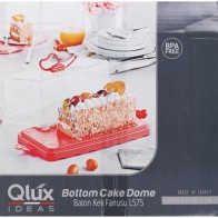 Rectangular Cake Carrier 34x17x14cm Butterfly Qlux