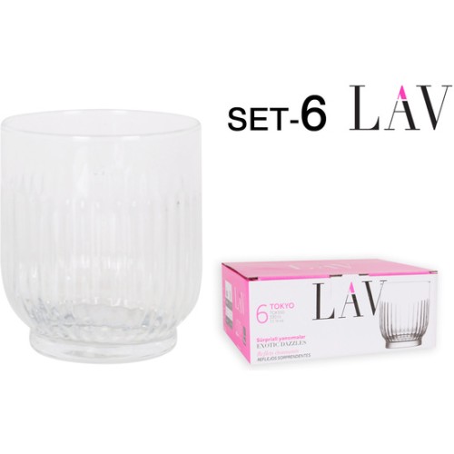 Set of 6 Tokyo Glasses 330cc