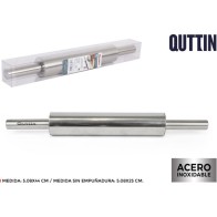Rodillo Amasar Inox 5.08x25cm Quttin