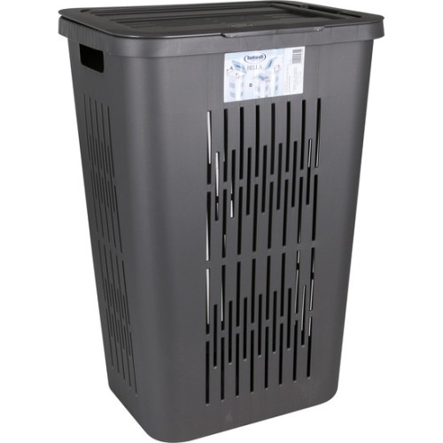 Double Opening Trash Bin 60L Bella Graphite