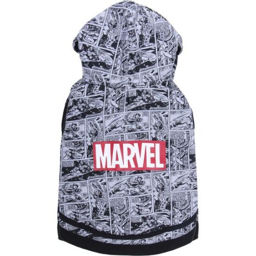 Marvel Grey Cotton Brushed Dog Sweatshirt