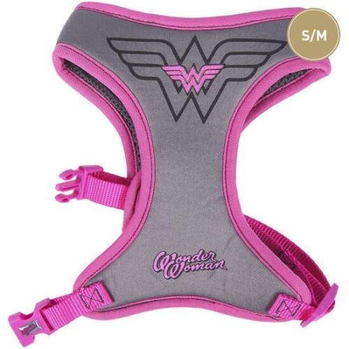 ArnÉs Para Perros S/m Wonder Woman Dark Pink