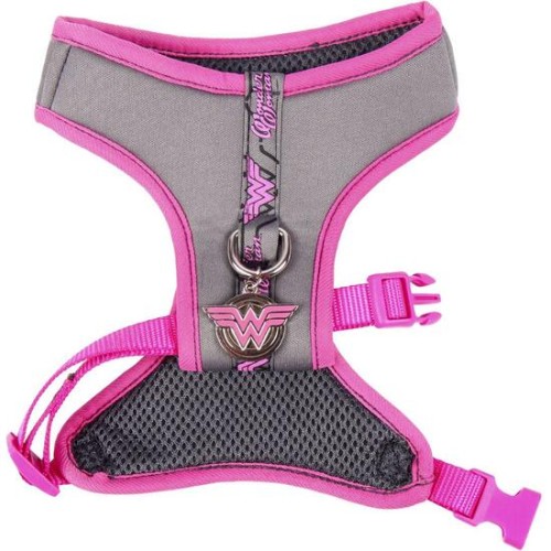 S/M Wonder Woman Dog Harness Dark Pink