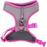 S/M Wonder Woman Dog Harness Dark Pink