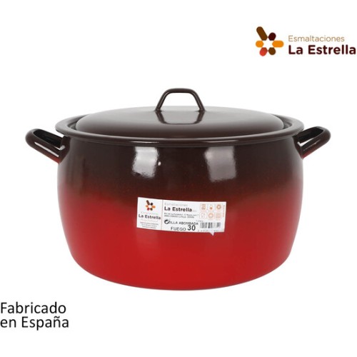 Bombed Pot with Lid 30cm - 15L
