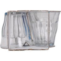 Set of 4 Transparent Glasses 130cc Picardie