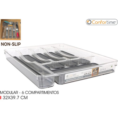 Non-Slip Cutlery Organizer PET 32x39.7 for Kitchen