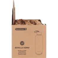 1000ml Glass Bottle Sustainable Bamboo Cap