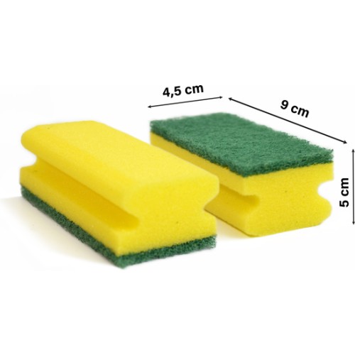 Professional Green Fiber Nail Saver Sponge