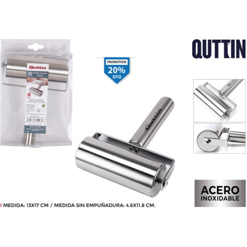 Rodillo Amasar Inox 4.6x11.8cm Quttin