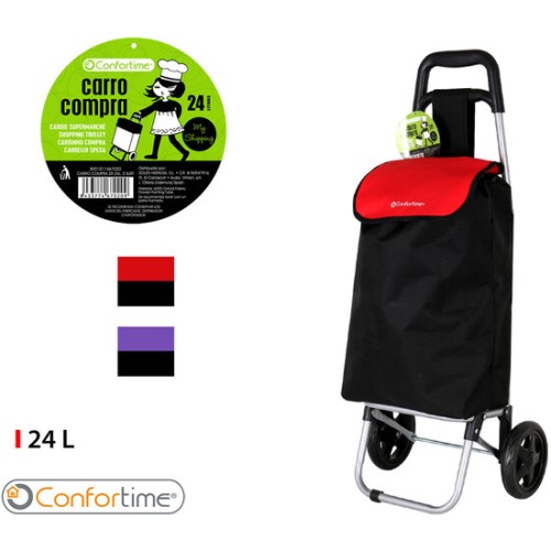 Carro de Compra Confortime 24L 2 Ruedas