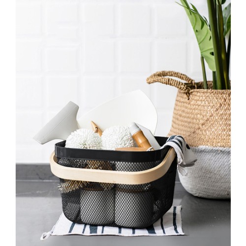 Maison Organizer Basket with Wooden Handle Confortime