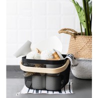 Maison Organizer Basket with Wooden Handle Confortime