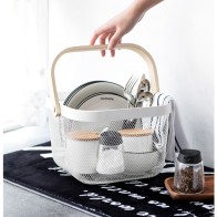 Maison Organizer Basket with Wooden Handle Confortime