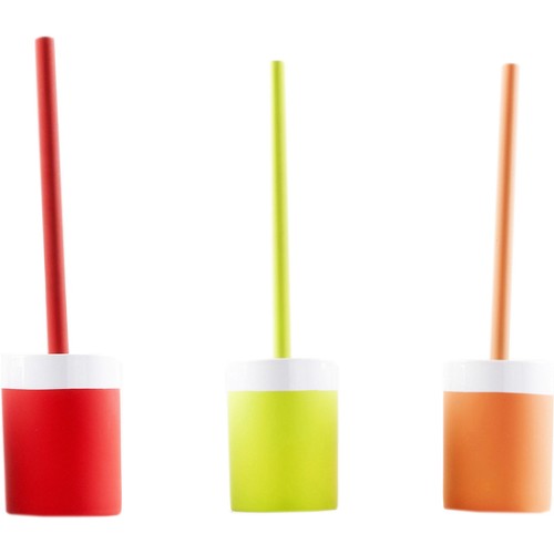 Silicone Toilet Brush - 3 Assorted Colors