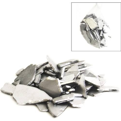 Flat Silver Stone 350g for Decorative Use