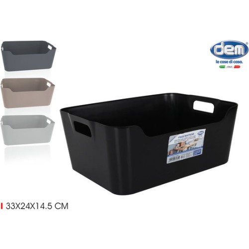 Cesta Multiusos 33x24x14.5cm Colors Dem