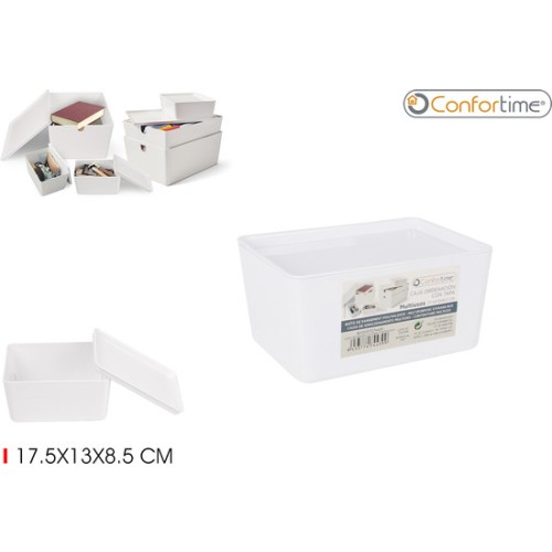 Multi-Purpose Storage Box with Lid Confortime
