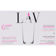 Set de 6 Vasos Altos 490cc Assos