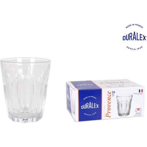 Set 6 Vasos Transparente 9cl Provence