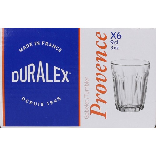 Set 6 Vasos Transparente 9cl Provence