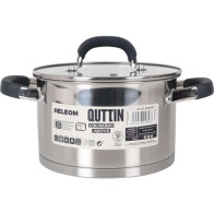 Heleom 18cm Stainless Steel Cooking Pot 3L