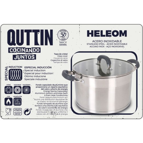 Stainless Steel Casserole 18cm