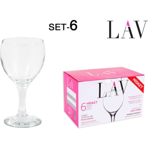 Set de 6 Copas de Vino Blanco 170cc