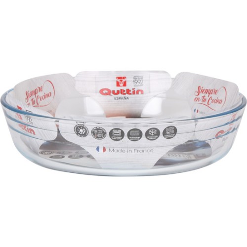 Deep Glass Cake Mold 23cm Quttin