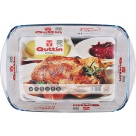 Fuente Vidrio Rectangular 40x26,5cm Quttin