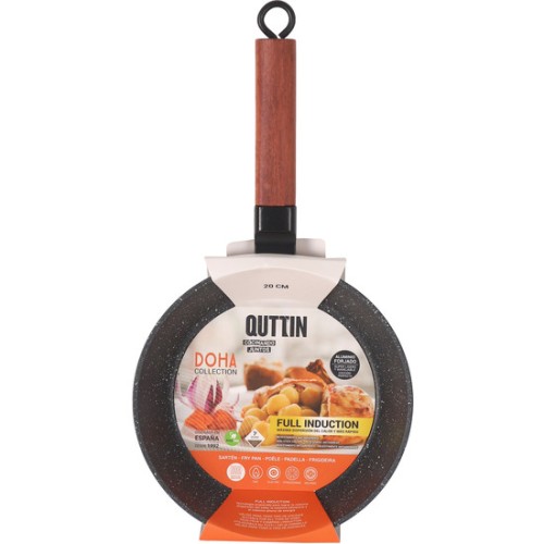 20cm Forged Aluminum Frying Pan Full Doha Quttin