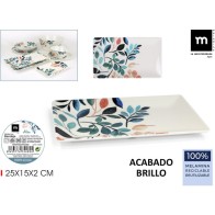 Bandeja de Melamina Alba 25x15x2cm