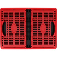 Foldable Storage Box 32L Red/Black Voila for Efficient Organization