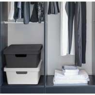 10L Multi-Purpose Square Storage Box with Lid Confortime