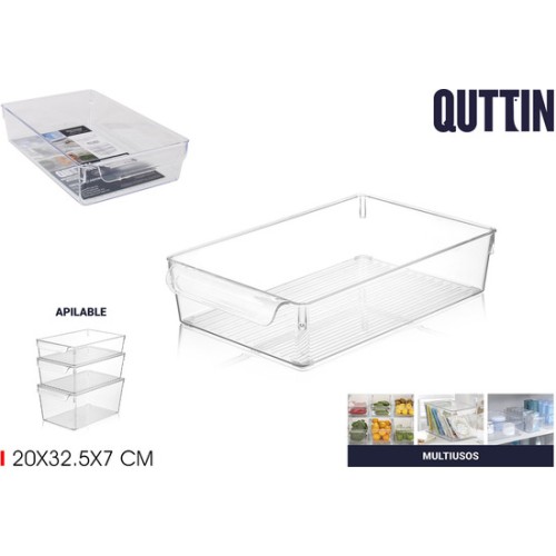 Organizador Multiuso PS 20x32.5x7cm Quttin